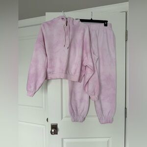 GAP Light Pink Sweatpants and Hoodie Set